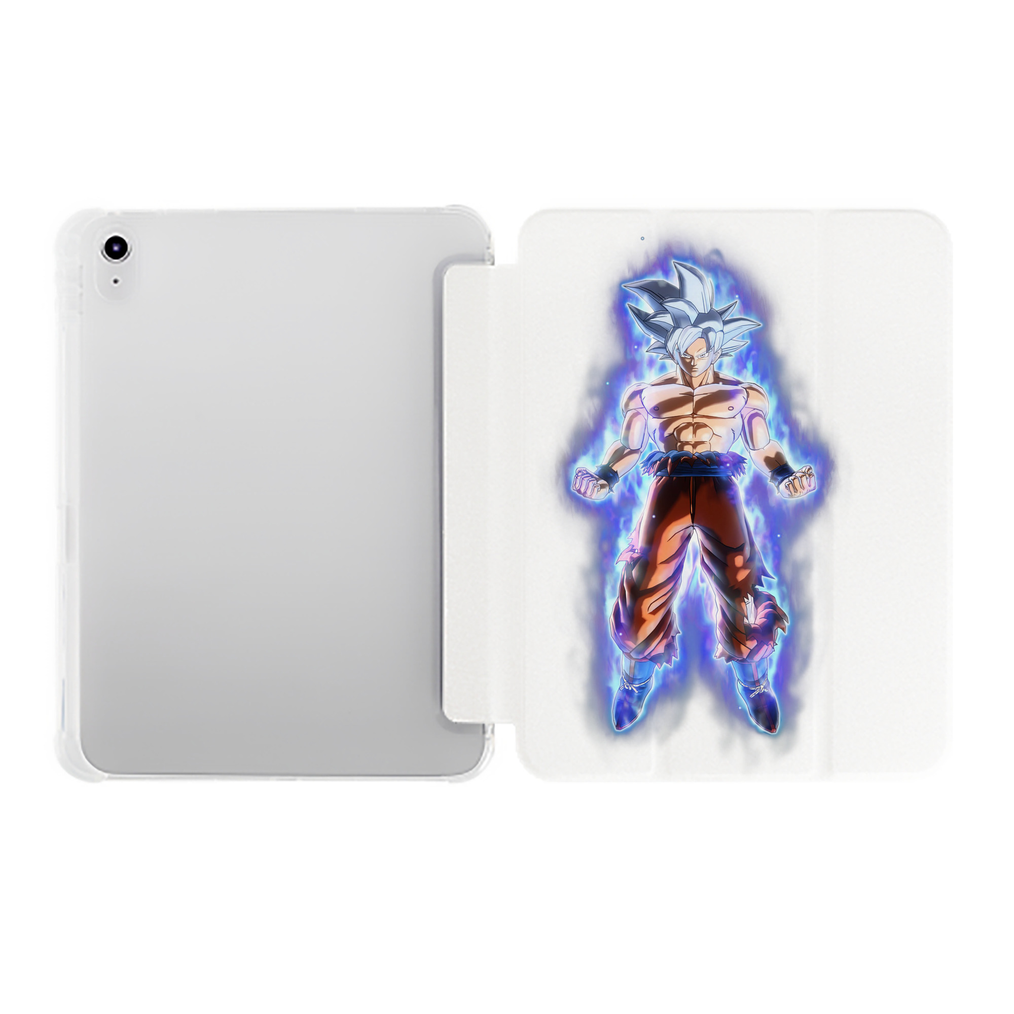 （画像用） ドラゴンボール 孫悟空（そん ごくう）Son Goku カカロット DRAGON BALL Kakarotto IPad ケース ペン収納付き 三つ折りスタンド PUレザー×シリコン 対応機種9.5/10.5/10.9インチ